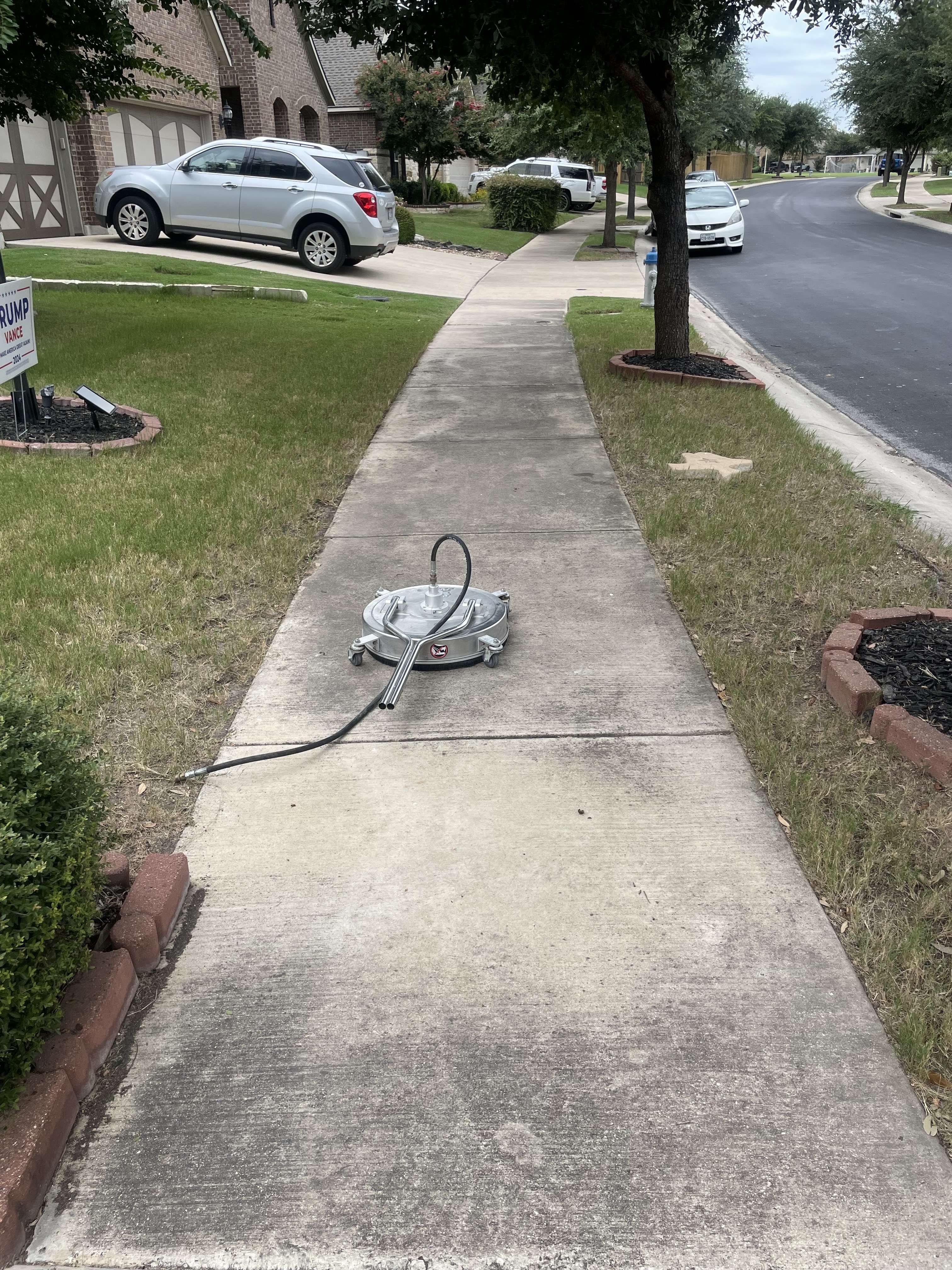 Before โ Sidewalk & Curb Cleaning